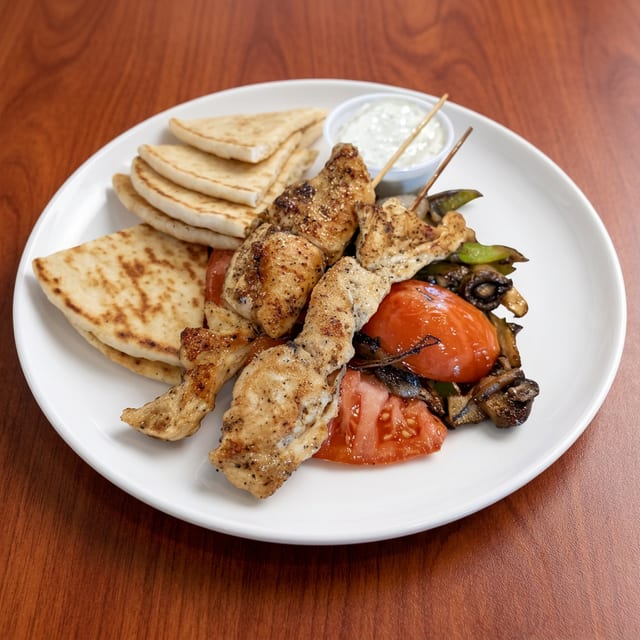 Mini Chicken Kabobs.