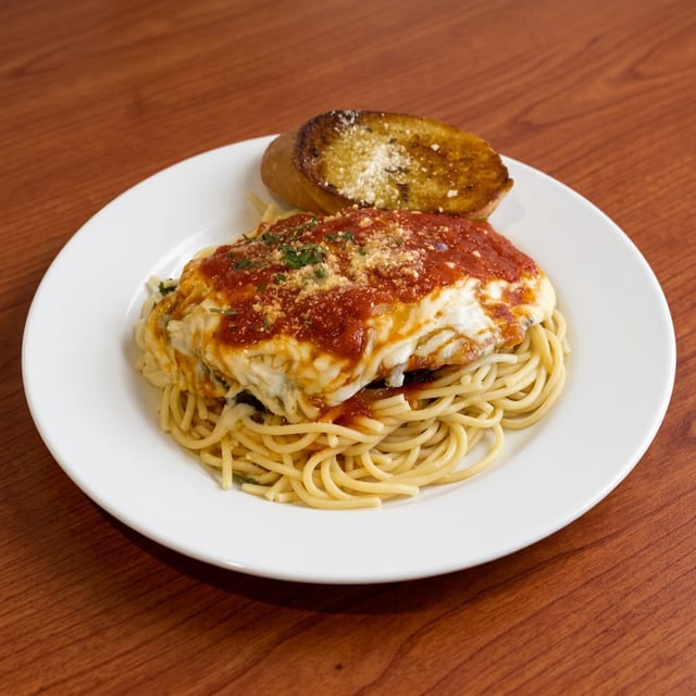Chicken Parmigiana Pasta.